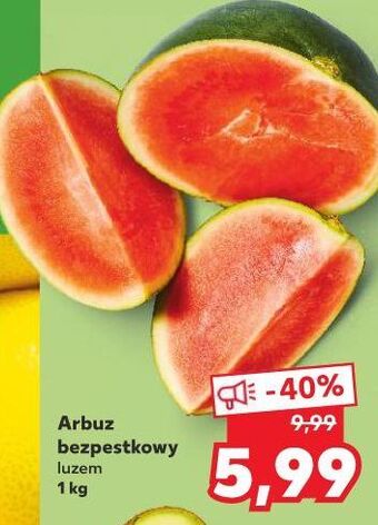 Kaufland Arbuz bezpestkowy oferta