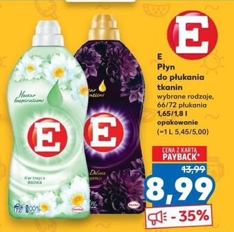 Kaufland Płyn do płukania nuta elegancji E Perfume Deluxe oferta