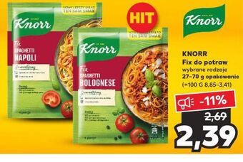 Spaghetti bolognese Knorr Fix