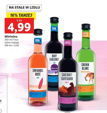 Lidl Wino Zinfandel Rose Usa oferta