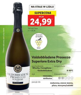 Lidl Wino Valdobbiadene Prosecco oferta
