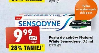 Biedronka Pasta do zębow Sensodyne Natural White oferta