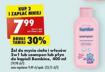 Biedronka Szampon z witaminą b3 Bambino oferta