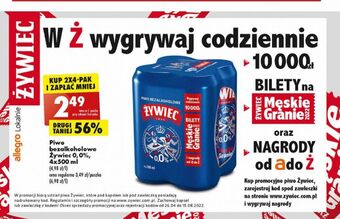 Biedronka Piwo Żywiec Bezalkoholowe oferta