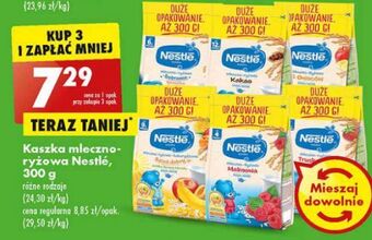 Biedronka Kaszka mleczno-ryżowa z gruszkami Nestle Na Dobranoc oferta