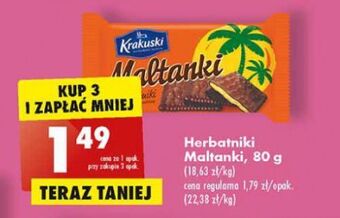 Biedronka Herbatniki Krakuski Maltanki oferta