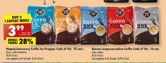 Biedronka Kawa frappe classic Cafe D'or Coffo Ice oferta