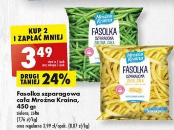 Biedronka Fasolka szparagowa zielona Mroźna Kraina oferta
