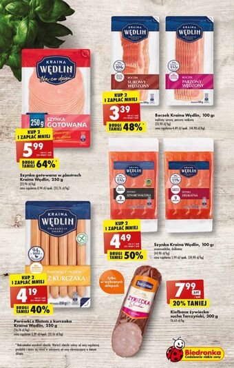 Biedronka Boczek parzony Kraina Wędlin oferta