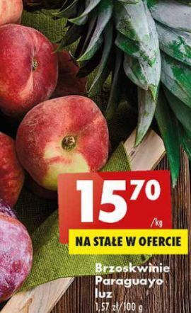 Biedronka Brzoskwinia paraguayo oferta