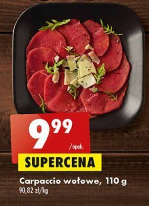 Biedronka Carpaccio wołowe oferta