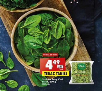 Biedronka Szpinak baby Vital Fresh oferta