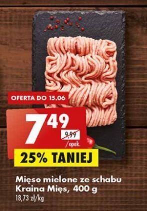 Biedronka Mięso mielone ze schabu Kraina Mięs oferta