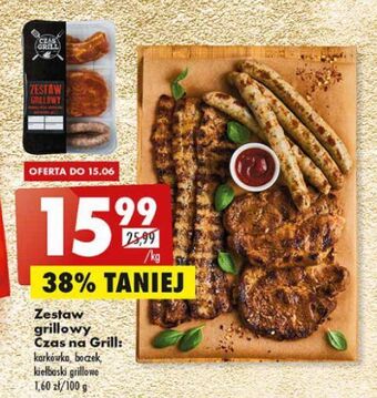 Biedronka Zestaw grillowy: karkówka boczek kiełbaski białe Czas Na Grill oferta