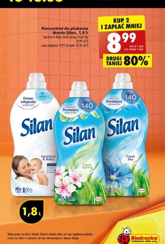 Biedronka Płyn do płukania fresh sky Silan Classic oferta