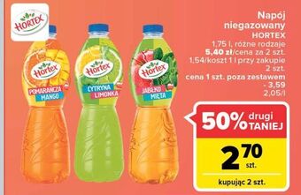 Carrefour Market Napój jabłkowo-miętowy Hortex oferta