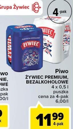 Carrefour Market Piwo Żywiec Bezalkoholowe oferta