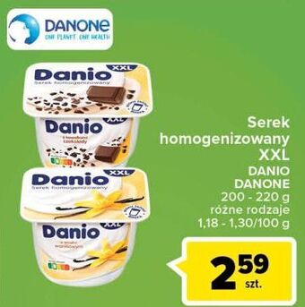 Carrefour Market Serek z kawałkami czekolady Danone Danio oferta