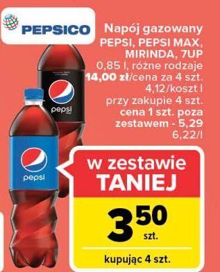 Carrefour Market Napój orange Mirinda oferta