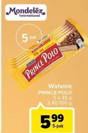 Carrefour Market Wafelek classic Prince Polo oferta