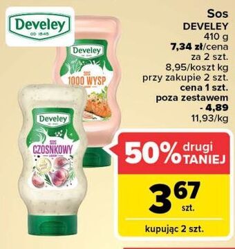 Carrefour Market Sos czosnkowy Develey oferta