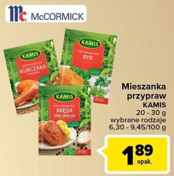 Carrefour Market Przyprawa do kurczaka złocista Kamis oferta