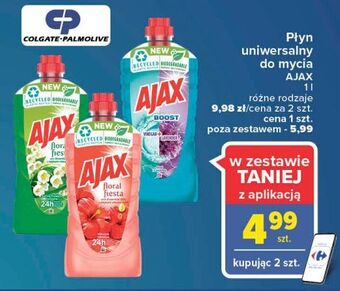 Carrefour Market Płyn do mycia polne kwiaty Ajax Floral Fiesta oferta