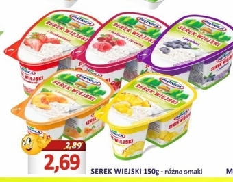 Piątnica Serek wiejski z truskawkami 150 g