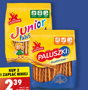 Biedronka Lajkonik Paluszki klasyczne 200 g oferta