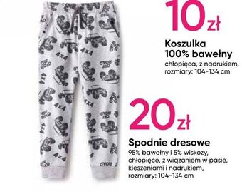 Pepco Spodnie dresowe chłopięce 104-134 cm oferta