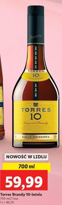 Lidl Brandy Torres 10 oferta