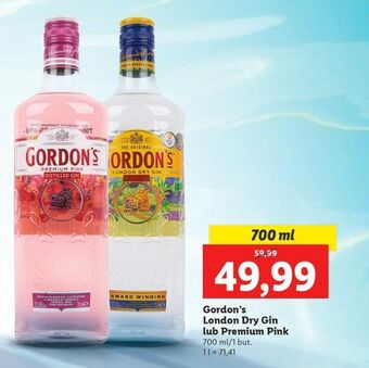 Lidl Gin Gordon's Premium Pink oferta