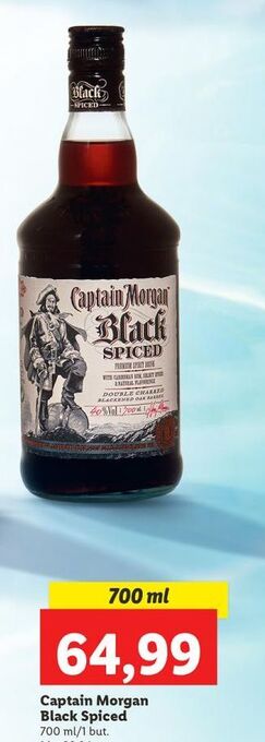 Lidl Rum Captain Morgan Black Spiced oferta
