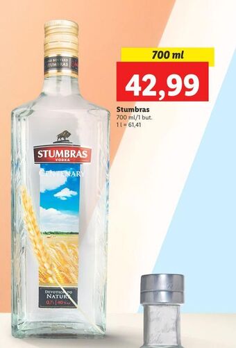 Lidl Wódka Stumbras Centenary oferta