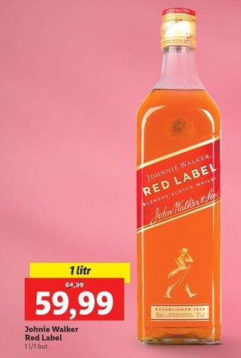 Lidl Whisky Johnnie Walker Red Label oferta