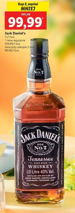 Lidl Whiskey Jack Daniel's Old No. 7 oferta