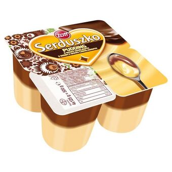 Torimpex Zott serduszko pudding wanilia/czekolada 500 g (4 x 125 g) oferta