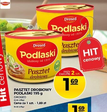 Topaz Pasztet drobiowy Podlaski 195g oferta