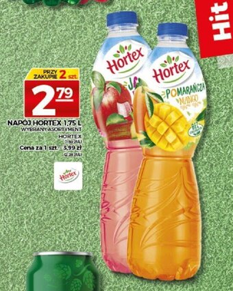 Topaz Napój Hortex 1,75l oferta