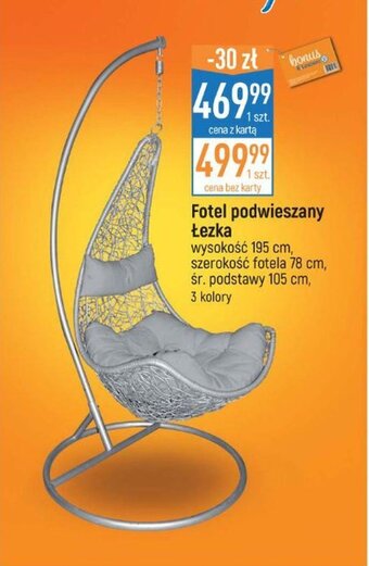 E.Leclerc Fotel podwieszany Łezka oferta