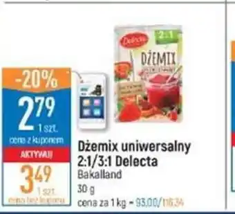 E.Leclerc Dżemix uniwersalny 2:1/3:1 Delecta 30g oferta