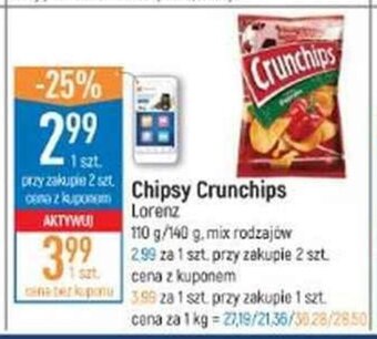 E.Leclerc Chipsy Crunchips 110-140g oferta