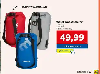 Lidl Worek wodoszczelny 20 l 1 SZT oferta