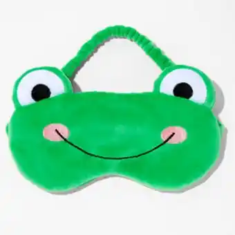 Claire's Plush green frog sleeping mask oferta