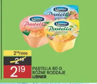 Wafelek Pastella Lisner 80 g oferta