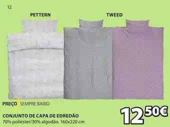 JYSK Conjunto de Cada de Edredão 160x220cm promoção