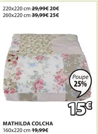 JYSK Mathilda Colcha 160x220cm promoção