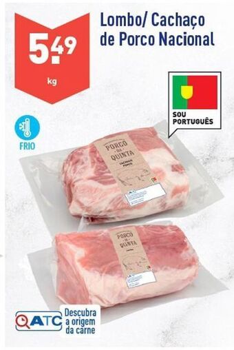 ALDI Carne suína promoção