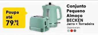 Worten Conjunto Pequeno Almoço Becken promoção