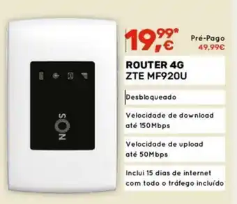 Nos Router 4G ZTE MF920U